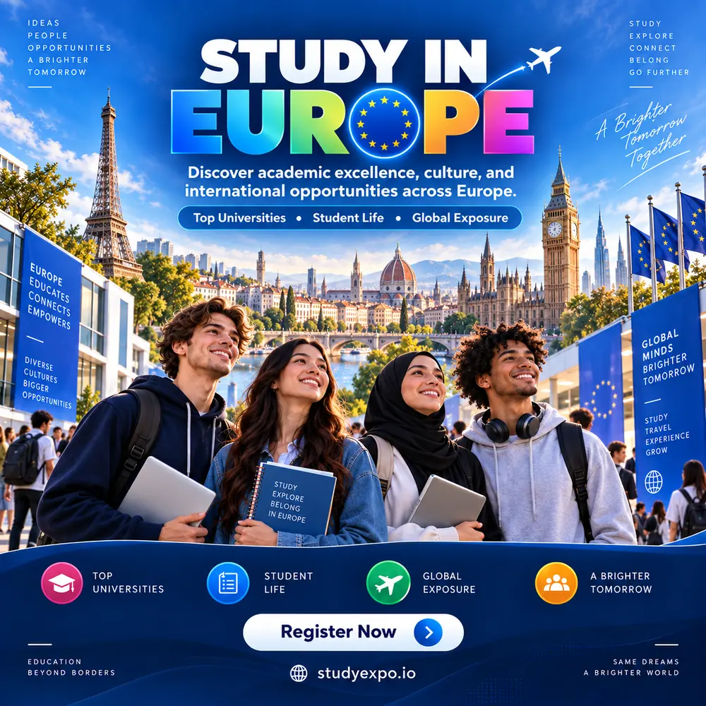 World Study Expo poster: study in Europe