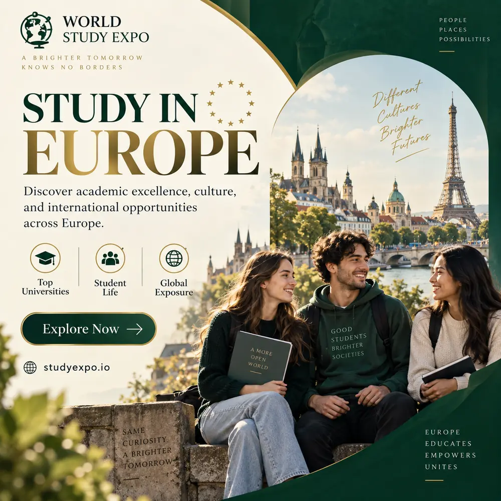 World Study Expo poster: study in Europe