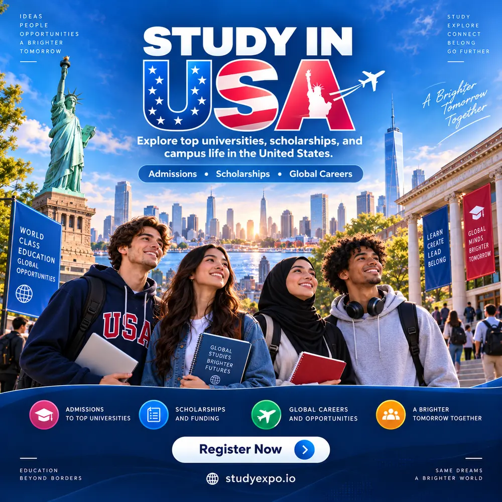 World Study Expo poster: study in the USA