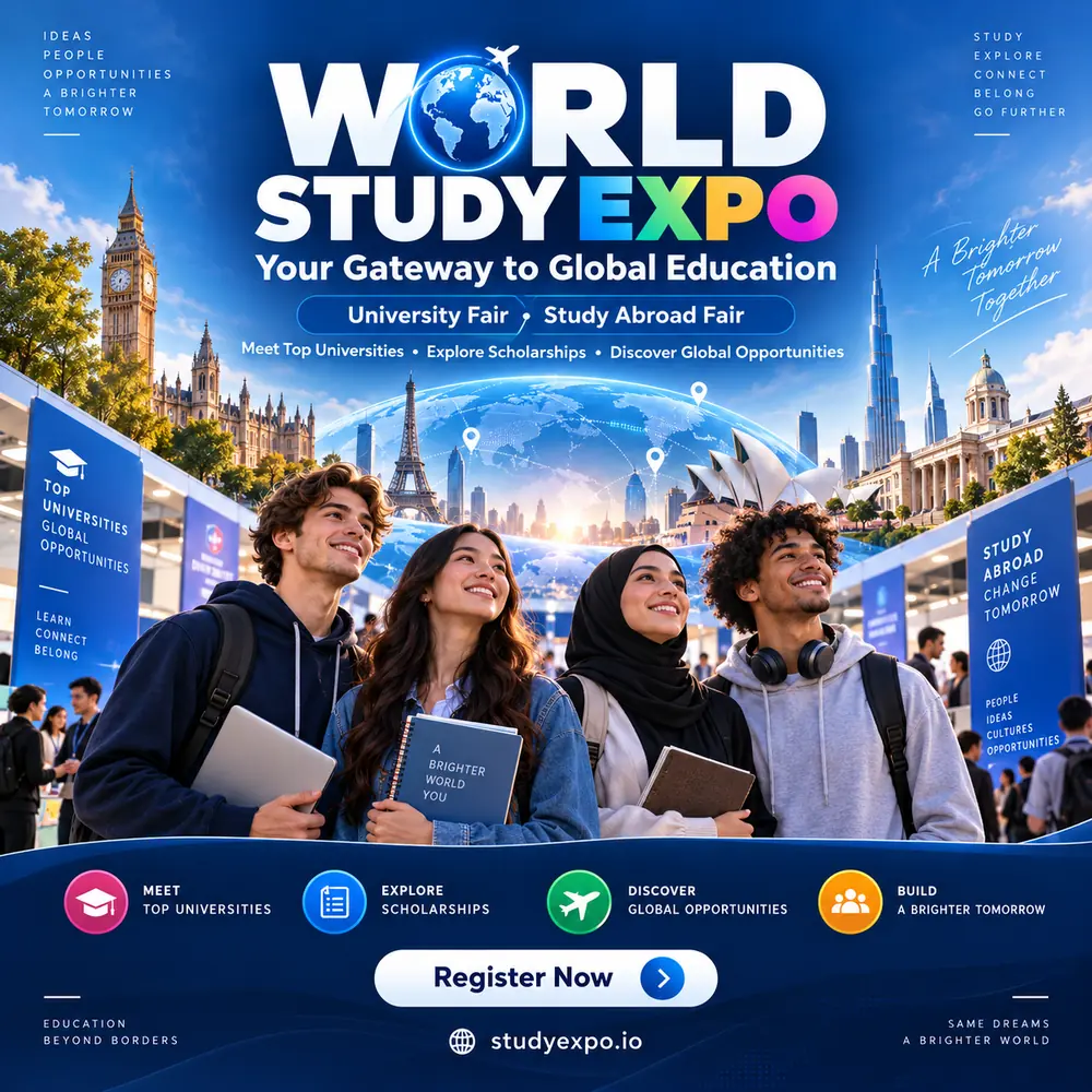 World Study Expo poster: your gateway to global education